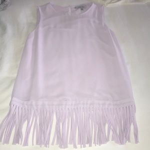 naked zebra lavender blouse